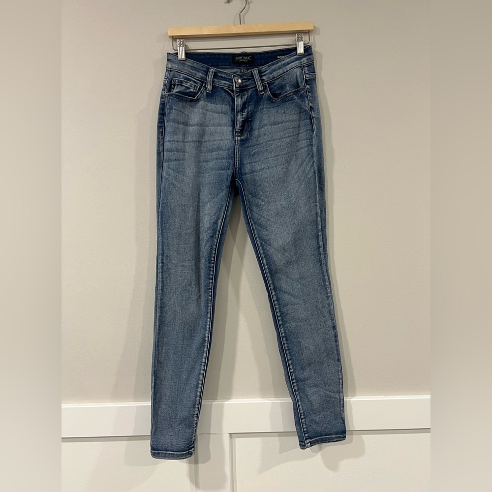 Judy Blue Skinny Fit Mid Rise Stretch Jeans Women’s Size 9/29 Medium Wash